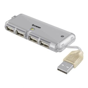 Mini HUB USB ultra delgado de 4 puertos.