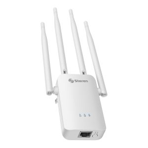 Repetidor / Router Wi-Fi*, 2,4 GHz (B/G/N), hasta 30 m de cobertura